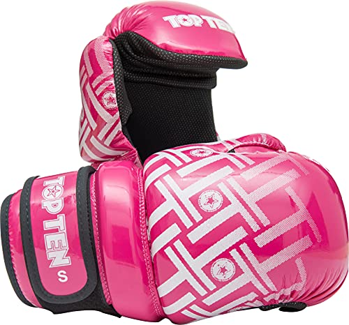 TOP TEN Pointfighter „Glossy Block Prism” – pink, Gr. S, Kickboxen von TOP TEN