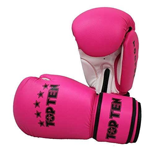 Top Ten Boxhandschuhe TOP TEN Basic 10oz rosa von TOP TEN