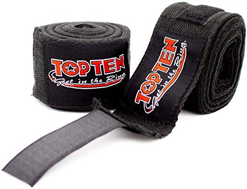 TOP TEN Boxbandage unelastisch - 5,0 cm x 500 cm, schwarz von TOP TEN