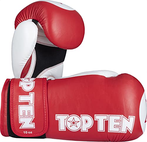 TOP TEN Boxhandschuhe „Star XLP“ - 10 oz, rot von TOP TEN