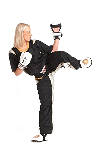 TOP TEN Kickboxuniform „TTM“ - Gr. XL = 190 cm, schwarz-gold von TOP TEN