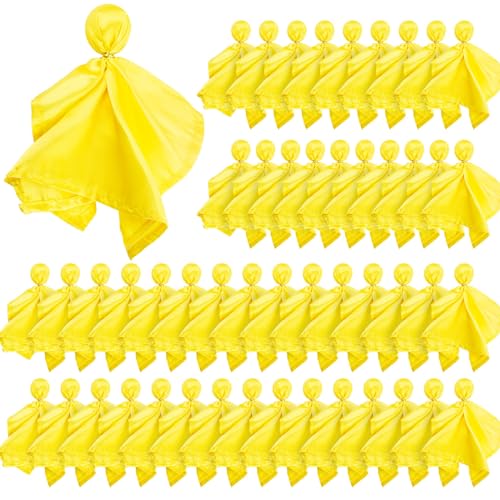 TopTie 50 Stück Fußball-Schiedsrichter-Strafflagge, gelbe und rote Herausforderungsflaggen, Sport-Wurfflaggen für Partyzubehör, Gelb von TopTie