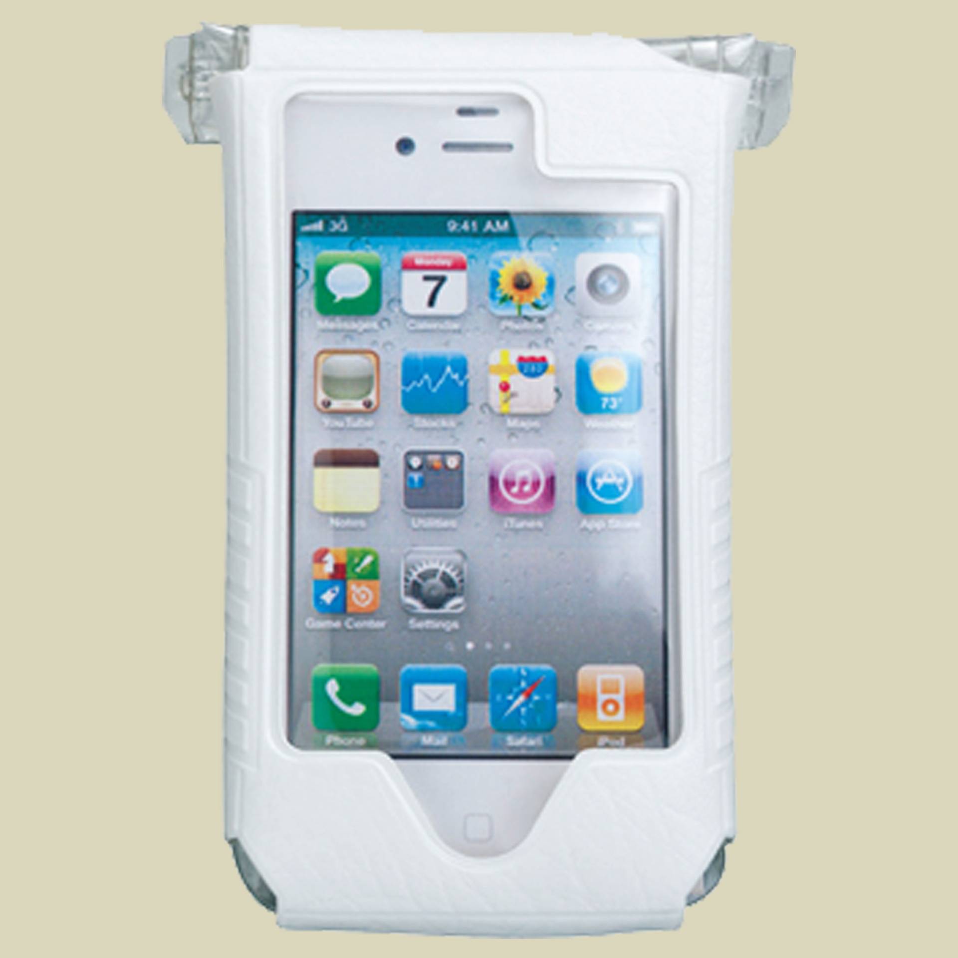 SmartPhone DryBag für iPhone 4/4s Farbe weiß von TOPEAK