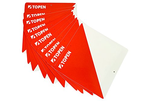 TOPEN Baken eingeschweißt 15 x 15 (10 Stück), Orange, M von TOPEN