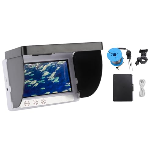 Topiky Unterwasserfischereikamera mit 4,3 Zoll IPS Bildschirm, Eisfischerkamera Unterwasser, Fischfinder Camfor Ice Lake Boat Fishings, 1080p HD Weitwinkel mit 98,4 Fuß von Topiky