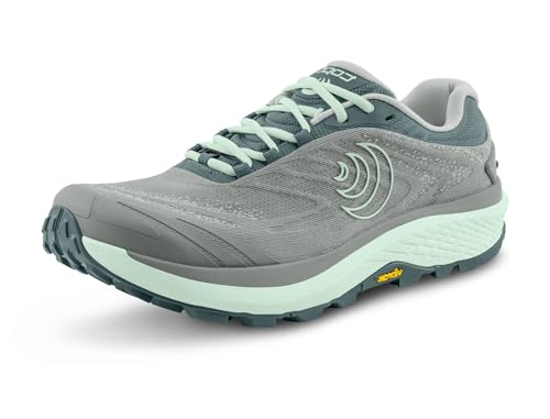 Topo Athletic Pursuit 2 Damen-Laufschuh, Grau/Mint, 39.5 EU von Topo Athletic