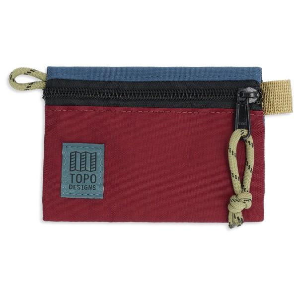 Topo Designs - Accessory Bag Gr S blau/ burgundy von Topo Designs