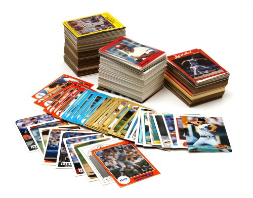 Topps Baseballkartensammlerbox mit über 500 Karten von Topps