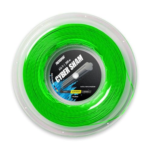 Topspin Cyber Sham - 200m - neon Green, Saitenstärke:1.25 mm von Topspin