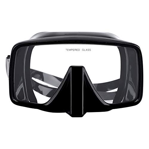 Topyond Tauchmaske, Unterwasser-Tauchmaske aus gehärtetem Glas, Silikon-Tauchbrille für Bergungs-/Tauchtauchen von Topyond
