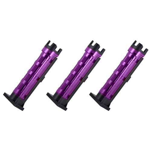 Toranysadecegumy 3 x Angelrutenhalter, Floß, Angelfass-Zubehör, vertikales Einführgerät für Box-Angelzubehör, violett von Toranysadecegumy