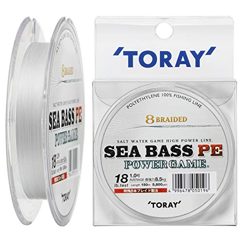 Toray. Sea Bass PE Power Game 8 geflochten 8,2 kg 150 m von Toray