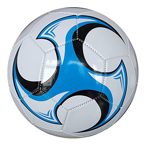 Torribaly Professionelle Fußball Größe 5, Football für Spiel und Training, Ball, Hybrid Training Fussbälle, Blau Soccer von Torribaly