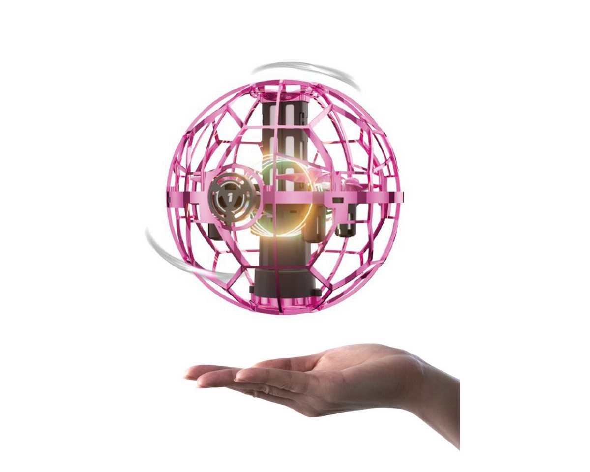 Torro Multikopter Spin Flyball Pink Spielzeug-Drohne von Torro