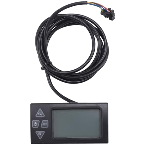 Torsten S861 LCD-Ebike-Display mit SM-Stecker für Elektrofahrrad BLDC-Controller-Bedienfeld Schwarz 24V-36V von Torsten