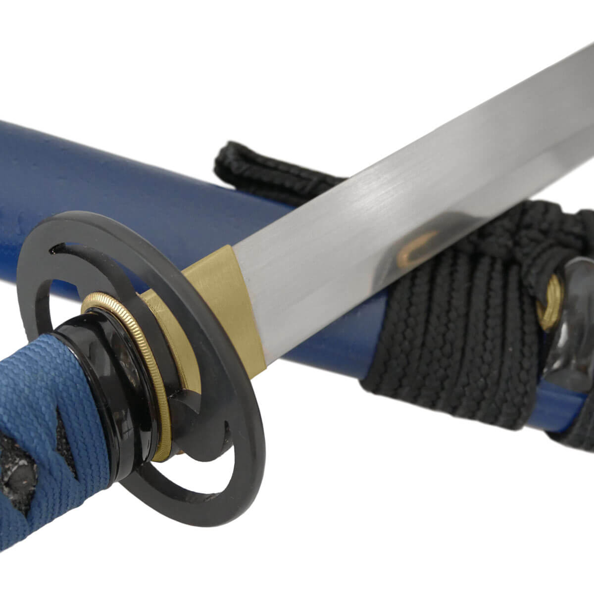 Katana Aoi Domoe Samuraischwert Metall Klinge Federstahl sehr scharf! von Toshiro Swords