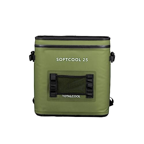 SOFTCOOL – TRAGBARE Kühltasche – Campingtasche – Kühltasche (25L, Camouflage-GRÜN) von Totalcool