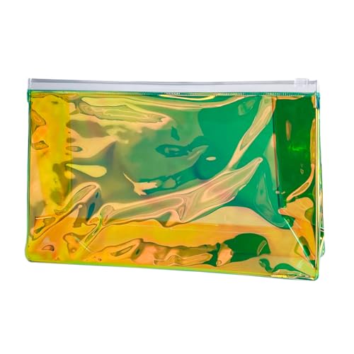 TotePrint Grünes Holographische Phantom PVC Wasserdicht Make-up Packung für Reisen Make-up-Paket (DE-D1032-29-299-3) von TotePrint