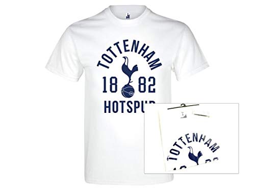 Tottenham Hotspur FC Since 1882 Authentic EPL T-Shirt, Weiß - - L (107/ 112 cm) von Tottenham Hotspur