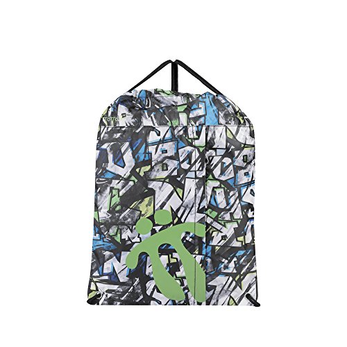 TOTTO Sport-Rucksack mit Kordelzug, ideal für Sport oder den täglichen Gebrauch, Bedruckt – Krümmung von Totto