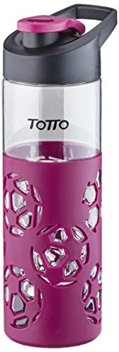 Totto Flaschen-Flip-Flop, Damen, Lila/Transparent, Einheitsgröße von Totto