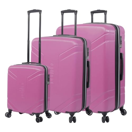 Totto Koffer Set Yakana Lila 360 Rollen TSA Sicherheit Polyester Futter, dunkelviolett von Totto