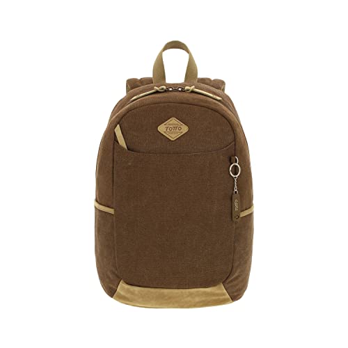 TOTTO Morral Jaideny Rucksack Unisex Erwachsene, Unisex, Tagesrucksack, MA04CNY001-1810G-T1Z, Braun, Einheitsgröße von Totto