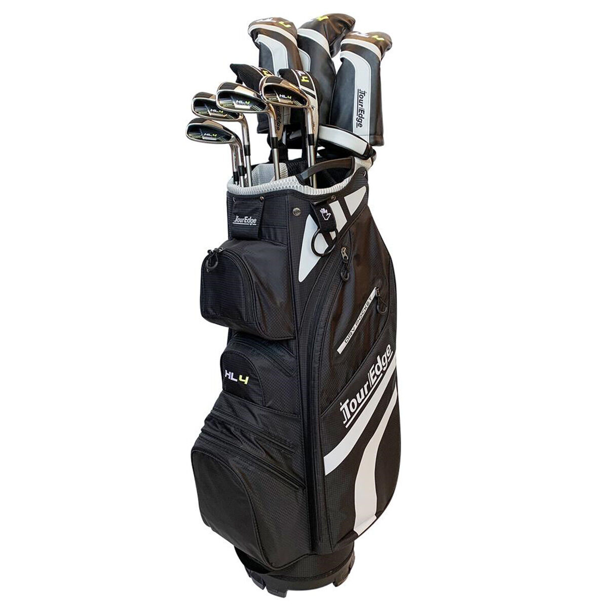Tour Edge Mens Black and White HL4 To-Go Steel Golf Package Set, Size: Right Hand | American Golf von Tour Edge