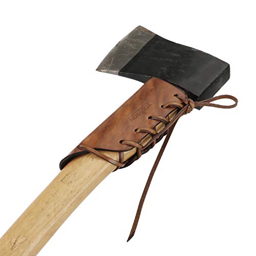 TOURBON Werkzeuggriff-Schutzhülle aus Leder, leichte Griffabdeckung für Hammer, Axt, Sichel usw. von Tourbn