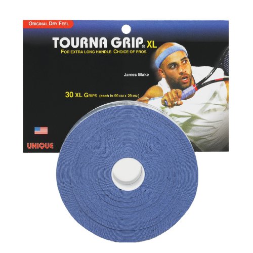 Tourna Unisex – Erwachsene Grip 30er XL, blau, One Size von Tourna