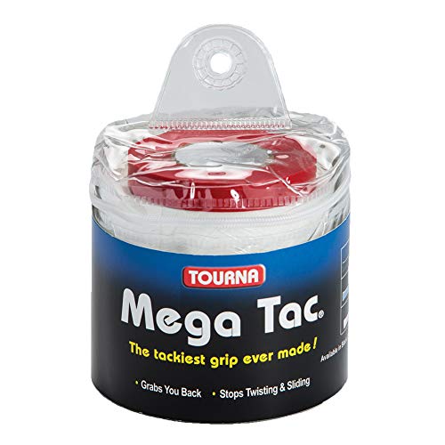 Tourna Unisex – Erwachsene Mega Tac 30er White, weiß, One Size von Tourna