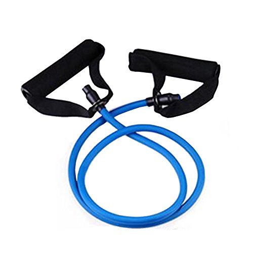 Toweter Pilates Fitness-Tube mit Schaumstoffgriffen (Blau) von Toweter