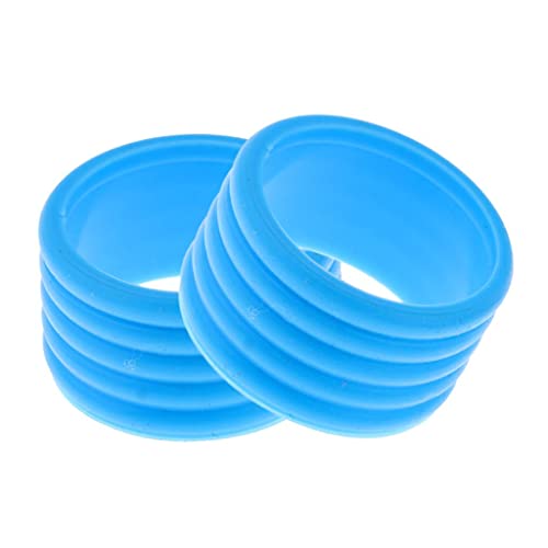 Toygogo Griffband Ring Abschlussgummi für Tennisschläger Tennis Griffbänder Gummiringe - Blau von Toygogo