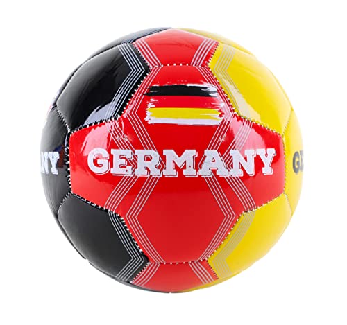 Toyland® Fußball mit Ländermotiv (4 Pfund/Größe 2) – WM 2022 Fußballparty – Spielzeug für draußen (Deutschland) von Toyland