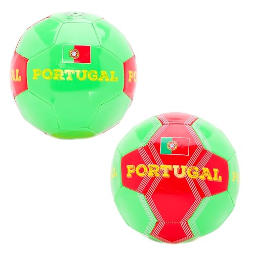 Toyland® Portugal Länder-Fußball (8lbs/Größe 5) – Euro und Weltmeisterschaft – Outdoor-Spielzeug – 14 Stile verfügbar – (Portugal) von Toyland