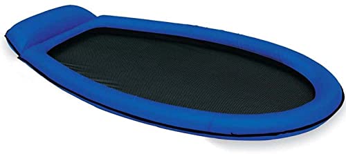 Auswahl: Intex Mesh Mat - Aufblasbare Luftmatratze Wasserhängematte Lounge Wasserliege mit Netz (Blau) von Toynova