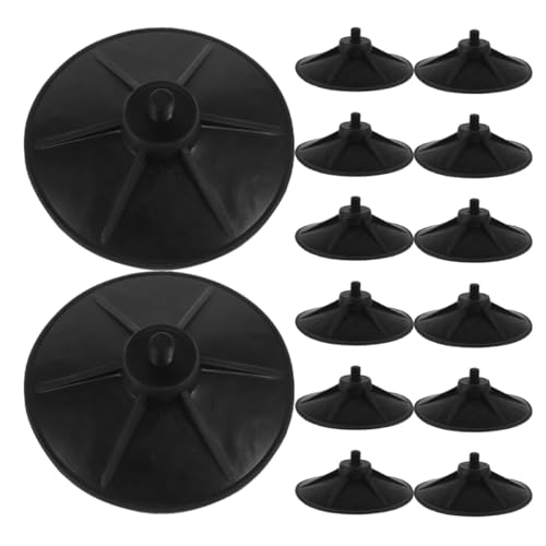 Toyvian 16 Stück Teiliges Saugnapf basen Ersatz für Stehenden Boxsack Stabile und Sichere Saugnapf Basis für Boxtraining Vielseitig Einsetzbar für Kampfsport und Martial Arts Training von Toyvian