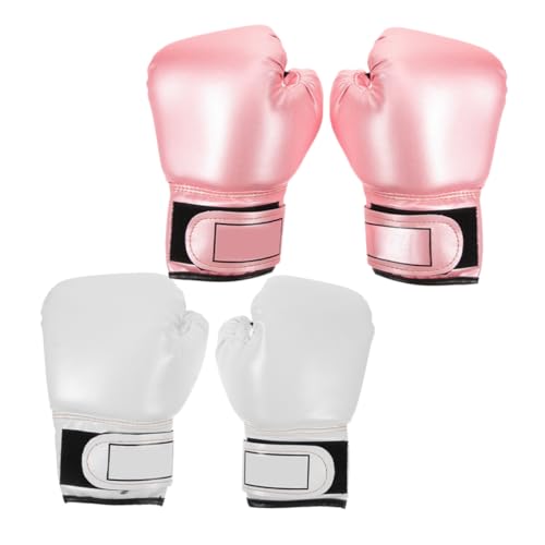 Toyvian 2 Paare Boxhandschuhe Sparring Trainingshandschuhe für Taekwondo Kickboxen Thai Boxen mit Schimmerndem Einfarbigem Design Kindgerecht Geformt für Optimale Passform und Toyvian 2 Paare Boxhandschuhe Sparring Trainingshandschuhe für Taekwondo Kickboxen Thai Boxen mit Schimmerndem Einfarbigem Design Kindgerecht Geformt für Optimale Passform und von Toyvian