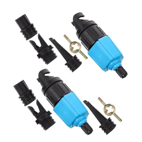 Toyvian 2 Satz Paddelbrettventiladapter Sup-Adapter für aufblasbare Pumpe Paddleboard -Inflatoradapter Aufblasbares Kitpumpenadapter -Adapter -Kit SUP -Kompressoradapter Legierung von Toyvian