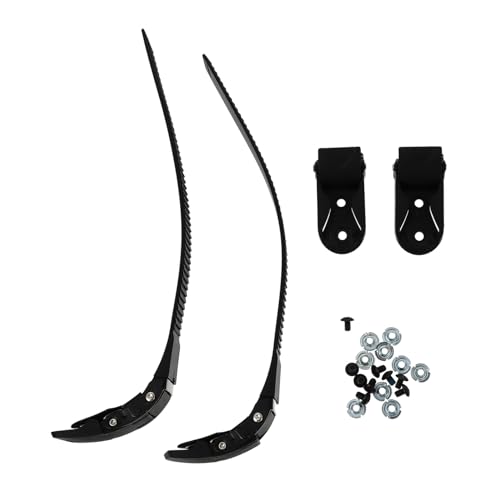 Toyvian 2 Satz Rollschuh Schnallenriemen Ersatz Zubehör Stabile Befestigung Einfach zu Montieren und Abnehmbar Passend für Erwachsene Skates Langlebige Skate Schuhe Riemen Schwarz von Toyvian