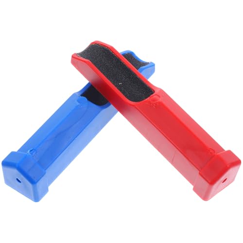 Toyvian 2 Stück Billard Queue Tip Shaper Kunststoff Reparaturwerkzeug Langlebig Leicht Tragbar für Pool Snooker Cue Spitzenpflege von Toyvian