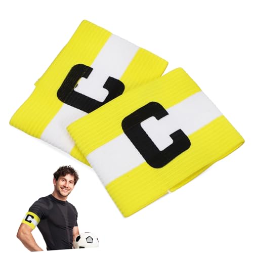 Toyvian 2 Stück Fußballmannschaftsführer Ärmelarmbinde Kapitänsbinde Für Erwachsene Sportkapitänsbinde Kapitänsbinde Jugendfußballkapitänsbinde Jugendkapitänsbinde von Toyvian