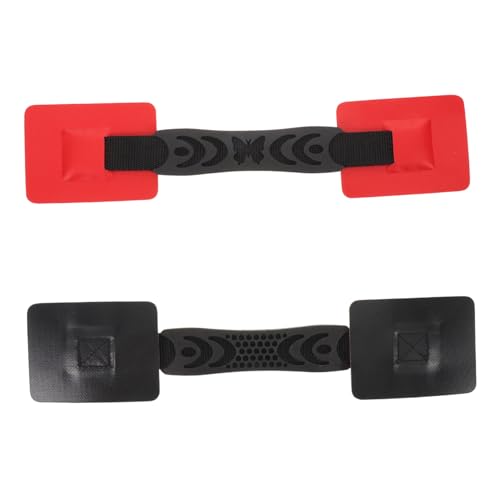 Toyvian 2 Stück Kajak Seitenmontagegriff Surfbrettgriff Kanu Seitenmontagegriff Bootsersatzteile Kanugriff Bootstragegriff Boots Nylongriff Kajak Paddelgriffe Tragegriff Rot von Toyvian