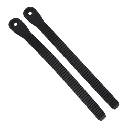 Toyvian 2 Stück Skate Zubehör Bindungsgurte Skate Erwachsenenschnalle Ersatzgriff Indoor Skating Austauschbare Fix Ratschenteile Spanner PVC Schwarz von Toyvian