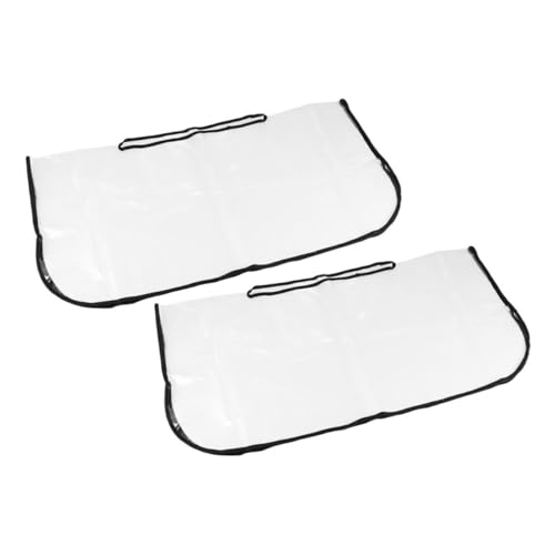 Toyvian 2 Stück Teiliges Transparentes Wasserdichtes Regenhüllen Handtaschen Leichte Handtaschen Regenschutz Abdeckung mit Verstärktem Schützt vor Regen und Staub von Toyvian
