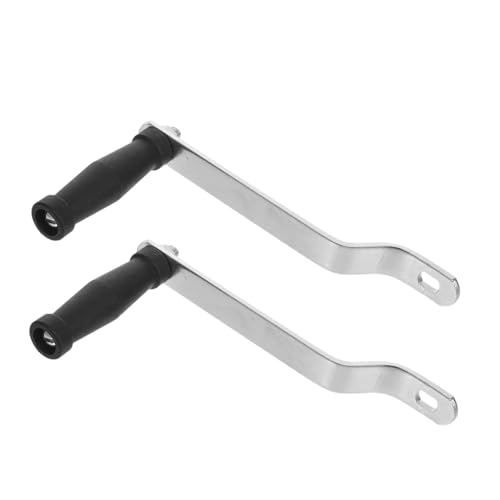 Toyvian 2 Stücke Windengriff Winschkurbel für Bootsanhänger Robuste Handkurbel mit Poliertem Finish Schnelle Anpassung und Zuverlässige Zugkraft Ersatzgriff Kurbel von Toyvian