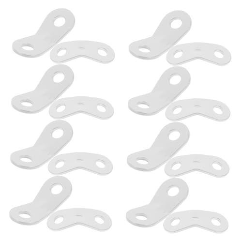 Toyvian 20 Stück Camping Seilspanner aus Aluminiumlegierung Robust und rutschfest Verstellbare Zelt Abspannleinen Spannverschlüsse für Zelt Markise Schlafsack und Gepäck Silberfarben von Toyvian