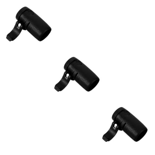 Toyvian 3 Stück Paddle-Board-Schnalle Verriegelung Paddelbretter Kajakschloss Tragbar Einstellbar Abnehmbar Welle Sperren Sup-paddelklemmen-Paket Schnellspann-paddelschäfte PVC Black von Toyvian