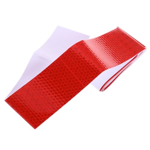 Toyvian 4 STÜCKE Reflektierendes Selbstklebendes Warnband Wasserdichtes Fahrzeug reflektorband für Lkws Anhänger Boote Hohe Sichtbarkeit bei Nacht Langlebige Sicherheitsmarkierung von Toyvian