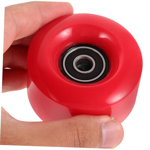 Toyvian 4 Stück Quad Rollschuhräder aus Hochelastischem PU Langlebig und Robust Kleines Leichtes Design Bunte Ersatzrollen für Doppelreihen Rollschuhe für Vielfältige Skate terrains von Toyvian